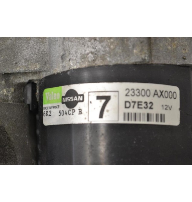 Μίζα Nissan Micra / Note CR14 1.4 / 1.2 CR12 VALEO 2003-2010 23300-AX000 D7E32
