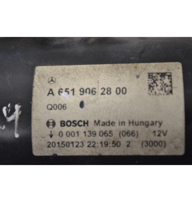 Μίζα Mercedes-Benz C 200 1993-2000 BOSCH A6519062800 0001139065