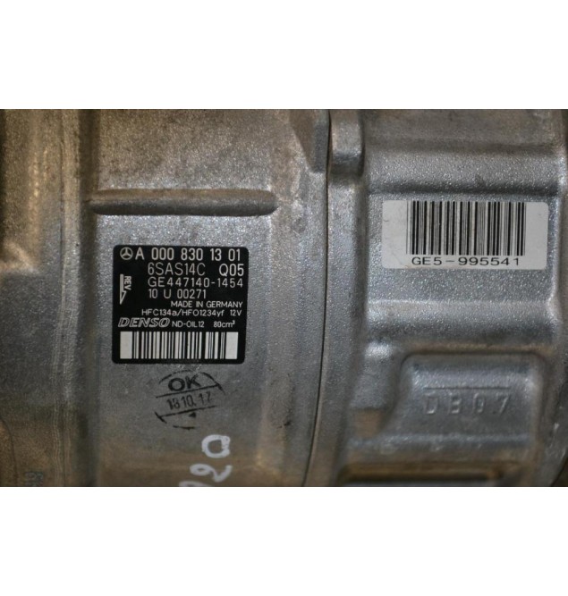 Κομπρεσέρ Aircondition A/C Mercedes-Benz A 180 W177 1.3 2018-2021 A0008301301 6SAS14C GE447140-1454