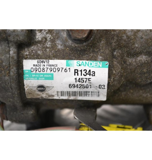 Κομπρεσέρ Aircondition Mini Cooper R56 N12B16A 2006-2011 SANDEN 6942501-03 1457F