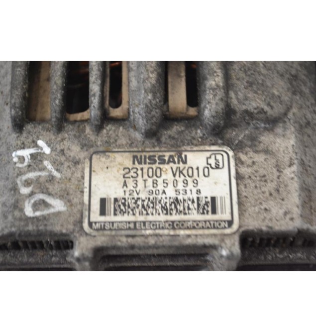 Δυναμό Nissan Navara D22 YD25 133PS 2001-2005 23100-VK010 90A