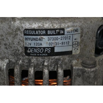 Δυναμό Kia Sportage - Tucson 2.0 CRD 140PS D4EA 2004-2009 Denso 37300-27012 120A