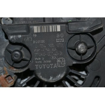 Δυναμό Toyota Avensis / Corolla 1.6 1.4 3ZZ 4ZZ 2001-2007 BOSCH 27060-0D140-B 0124325079 90A