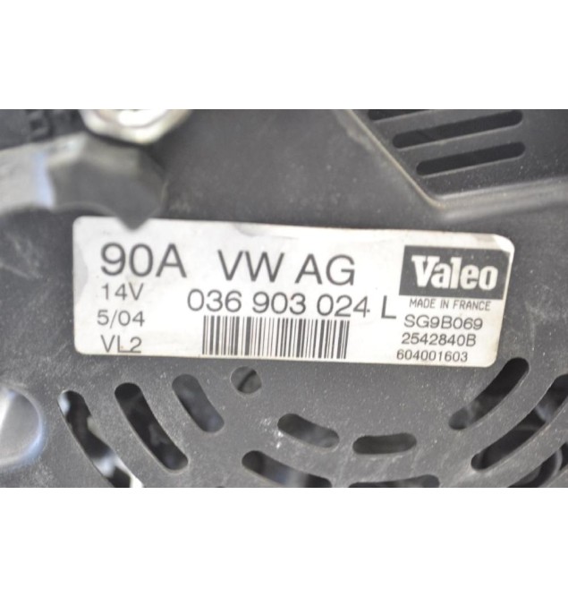 Δυναμό Volkswagen Golf 2003-2006 VALEO 036903024L SG9B069 2542840B 604001603