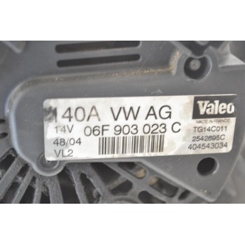 Δυναμό Volkswagen Golf 140A 14V 2004-2010 06F903023C (Touran / Caddy / Transporter / Tiguan) (Seat Leon Altea - Skoda Octavia - Audi A3)
