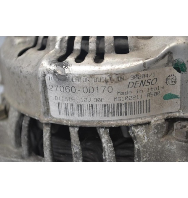 Δυναμό Toyota Avensis / Corolla 1.6 3ZZ 2001-2007 27060-0D170 MS1022118500 12V 90A