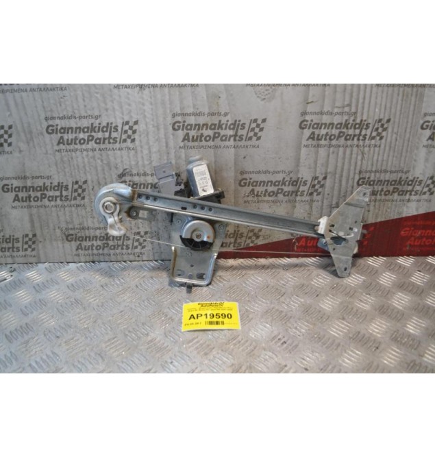 Γρύλλος - Μηχανισμός Παραθύρου Πίσω Δεξιά Με Μοτέρ 6pins Peugeot 307 2001-2005