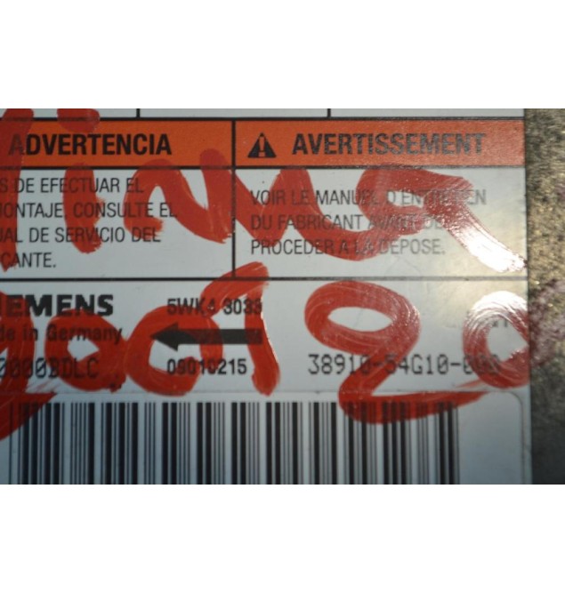 Εγκέφαλος Αερόσακων Suzuki Liana 2001-2007 38910-54G10-000