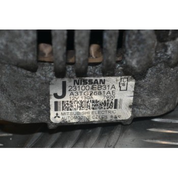 Δυναμό Nissan Navara D40 2.5 DCI YD25 2005-2010 23100-EB31A A3TG2681AE 130A