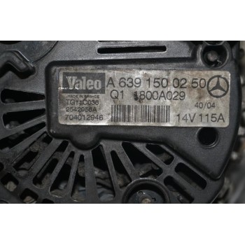 Δυναμό Smart ForFour 1.5 CDI 639939 2003-2007 (Mitsubishi Colt 1.5 DI-D) A6391500250 2542956A