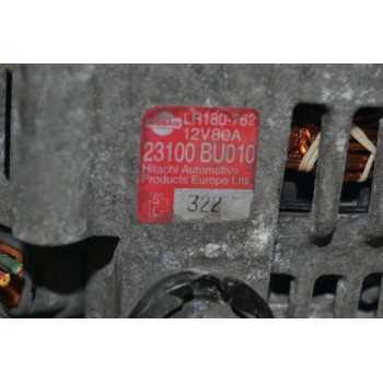 Δυναμό Nissan Almera N16 80A 12V QG15 2000-2005 23100-BU010 LR180-762 (Γνήσιο)