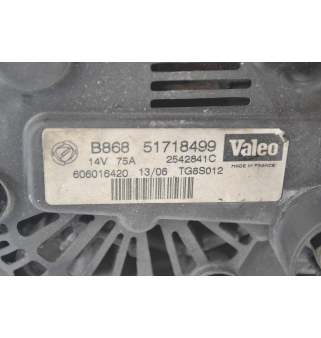 Δυναμό Opel Combo/Corsa 1.3 CDTI Z13DTH 2005-2012 VALEO 51718499 2542841C 75A