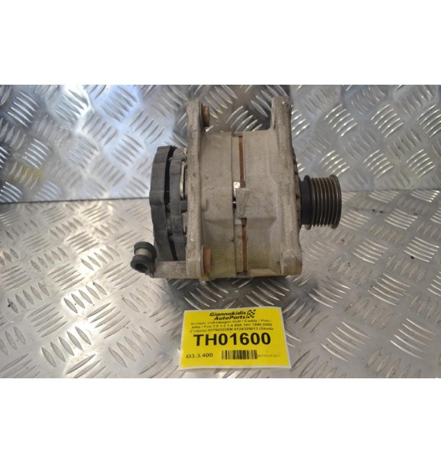 Δυναμό Volkswagen Golf / Caddy / Polo / Jetta / Fox 1.0 1.2 1.4 90A 14V 1998-2005 (Γνήσιο) 037903025M 0124325013 (Skoda Fabia / Seat Ibiza Cordoba Alhambra )