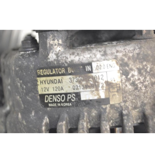 Δυναμό Kia Sportage - Tucson 2.0 CRD 140PS D4EA 2004-2009 Denso 37300-27012 120A