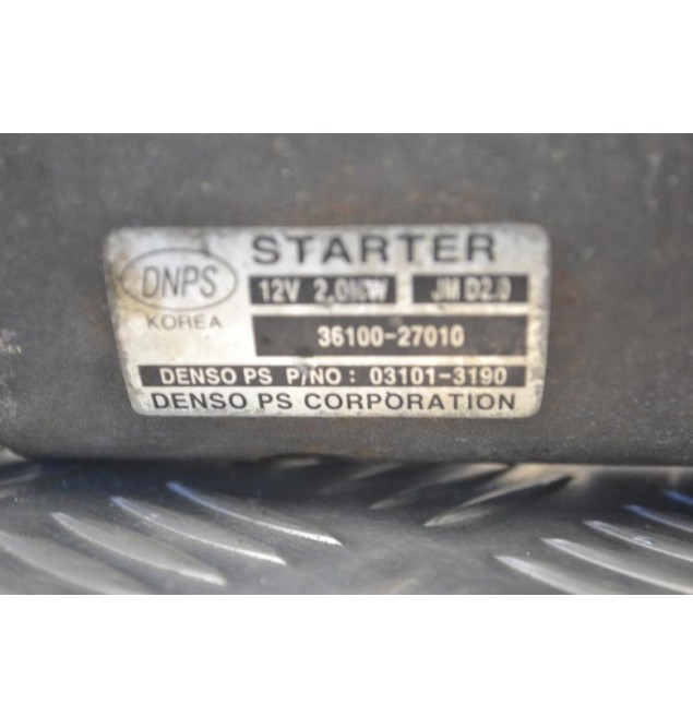 Μίζα Hyundai Santa Fe 2.2 D4EA 2001-2005 36100-27010