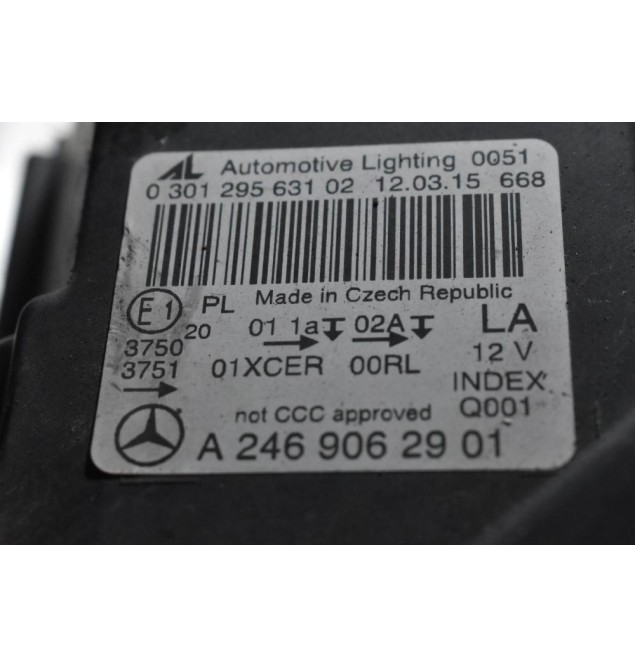 Φανάρι Εμπρός Αριστερά Mercedes-Benz W246 2015-2022 A2469062901 030129563102 A2C7414940 (Γνήσιο, LED)