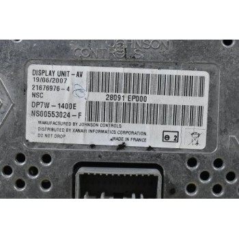 Οθόνη Multimedia Nissan Navara D40 2005-2015 28091-EP000