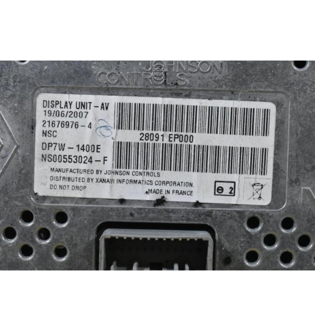 Οθόνη Multimedia Nissan Navara D40 2005-2015 28091-EP000