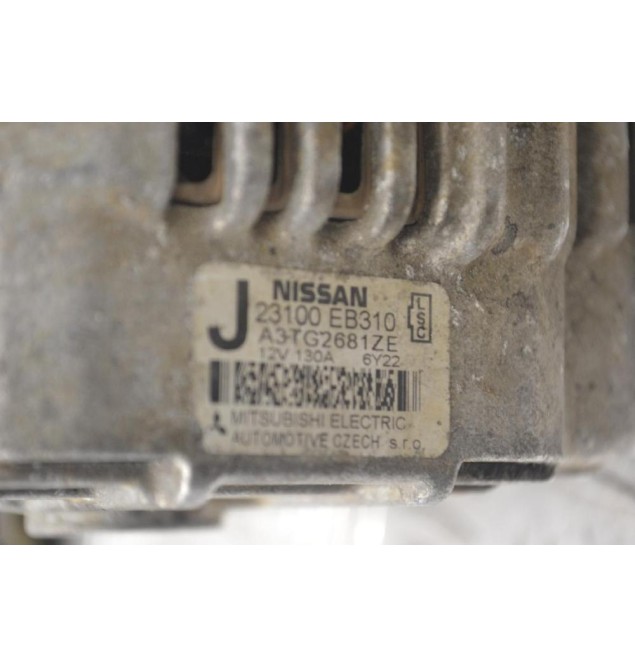 Δυναμό Nissan Navara D40 2.5 YD25  2005-2010 23100-EB310 130A