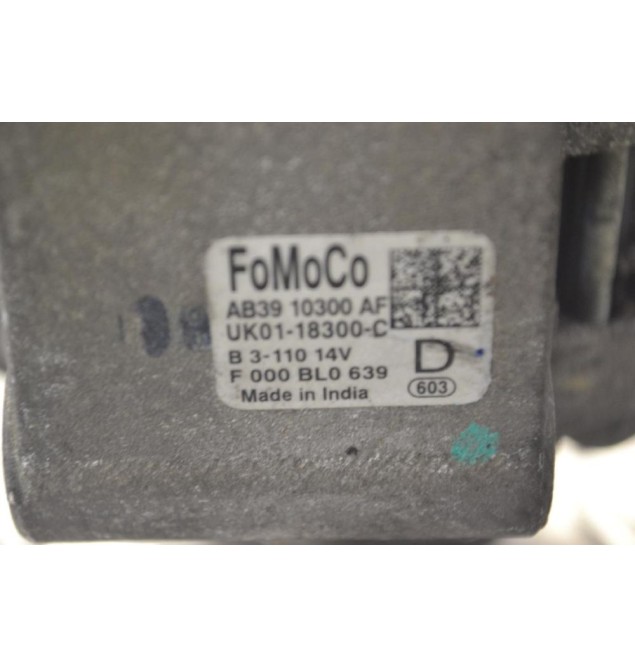 Δυναμό Ford Ranger -  Mazda 2.2 3.2 QJ2R P4AT 2010-2020 AB39-10300-AF UK01-18300-C (Γνήσιο)