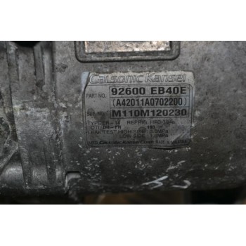 Κομπρεσέρ Aircondition Nissan Navara D40 2.5cc YD25 2005-2010 92600-EB40E