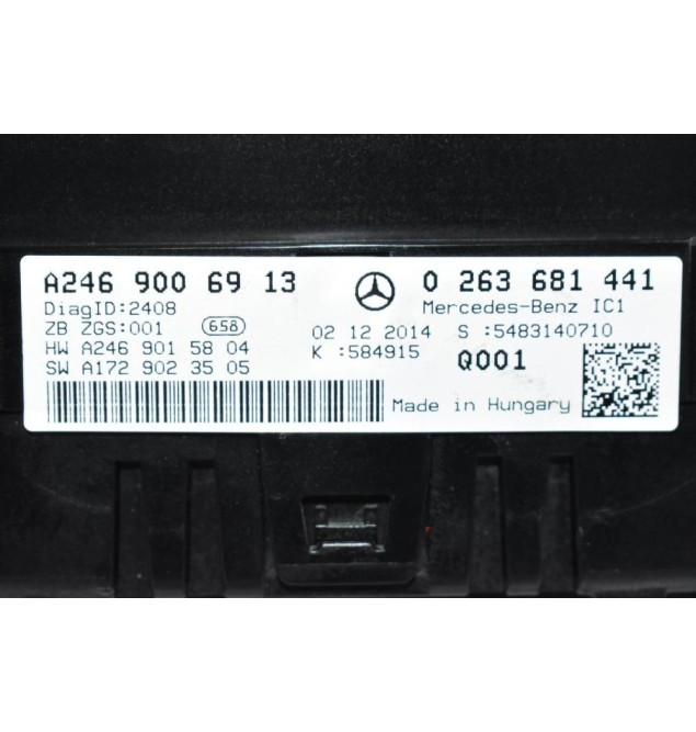 Καντράν - Κοντέρ Mercedes-Benz W246 W176 C117 2010-2015 A2469006913 0263681441 A2649015804 A1729023505