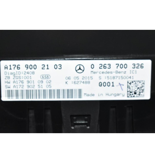 Καντράν - Κοντέρ Mercedes-Benz W246 W176 C117 2010-2015 A1769002103 0263700326 A1769010902 A1729025105