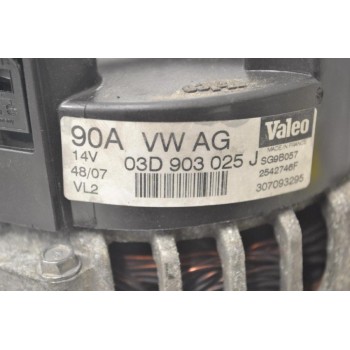 Δυναμό Seat Ibiza / Skoda Fabia 1.2 2000-2009 03D903025J 90A 14V (Volkswagen Polo)