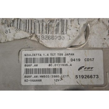 Εγκέφαλος Alfa Romeo Mito / Giulietta 1.4 Turbo MultiAir 170ps 940A2000 2009-2014 51896762