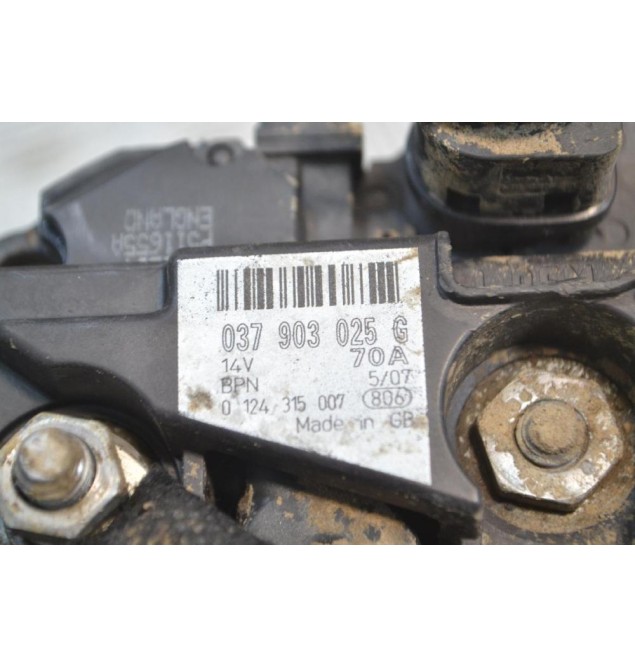 Δυναμό Volkswagen Passat Diesel Αρ.Κινητήρα ΑΑΖ 1991-1997 037903025G