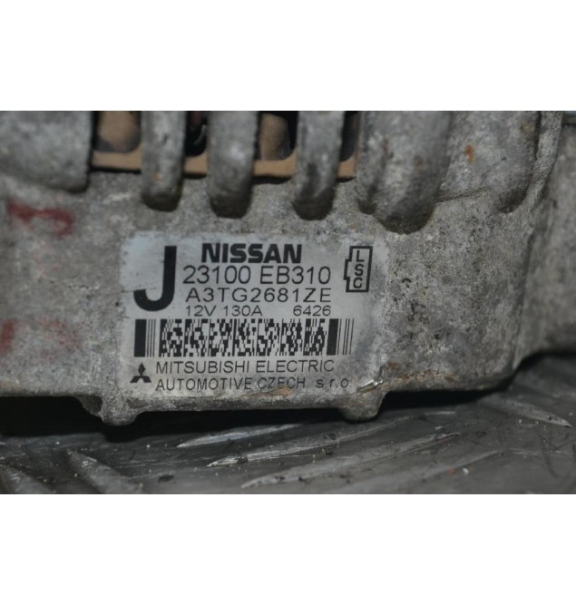 Δυναμό Nissan Navara D40 2.5 YD25  2005-2010 23100-EB310 130A