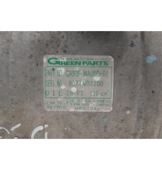 Κομπρεσέρ Aircondition A/C Nissan Navara D22 / Terrano / Patrol ZD30 1995-2005 92600-MA00B