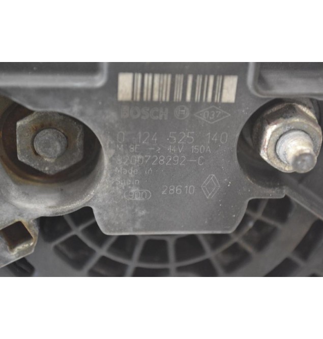 Δυναμό Nissan Juke - Qashqai 1.5 DCI K9K H282 150A 2010-2017 0124525140 8200728292-C