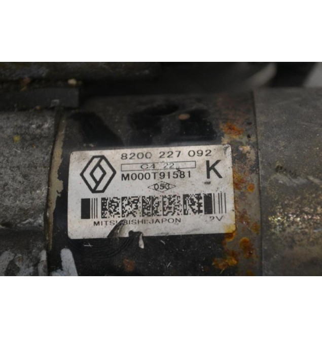 Μίζα Renault Clio - Megane - Scenic 1.5 DCi 2005-2015 8200227092 M000T91581 (Dacia Duster) ( Nissan Qashqai)