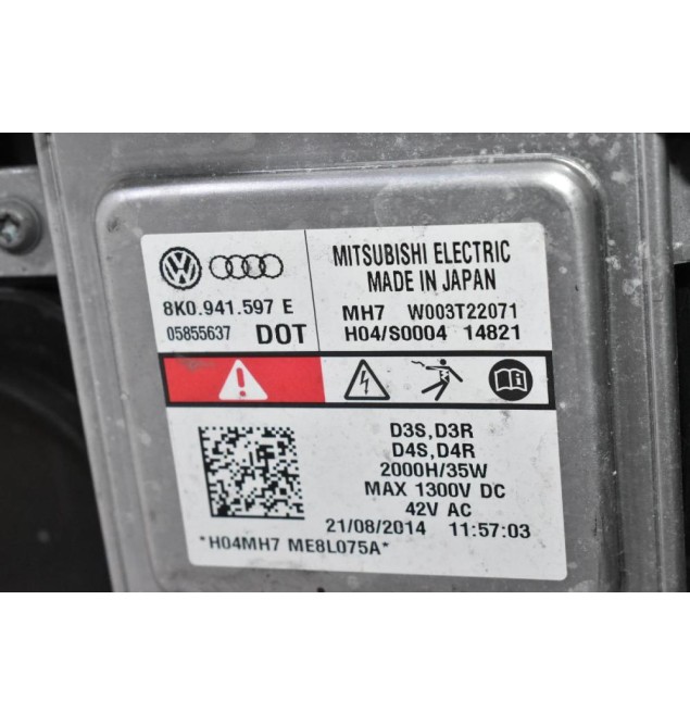 Φανάρι Εμπρός Αριστερά Volkswagen Golf 7 2012-2018 5G2941031 90024315 8K0941597E (Xenon) (Γνήσια)