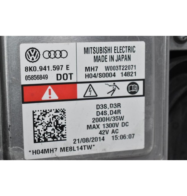 Φανάρι Εμπρός Δεξιά Volkswagen Golf 7 2012-2018 5G2941032 90024316 8K0941597E (Xenon) (Γνήσια)