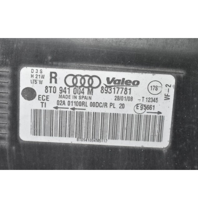 Φανάρι Εμπρός Δεξιά Audi A5 / S5 2007-2011 8T0941003M 8K0941597 (Xenon) (Γνήσιο)