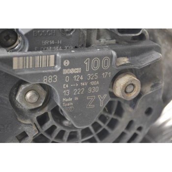 Δυναμό Opel Corsa C 1.4 Z14XEP/Z12 2000-2007 BOSCH 0124325171 13222930 14V 100A