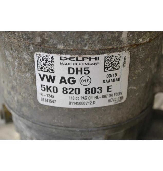 Κομπρεσέρ A/C Seat Ibiza CFW 2009-2015 DELPHI 5K0820803E
