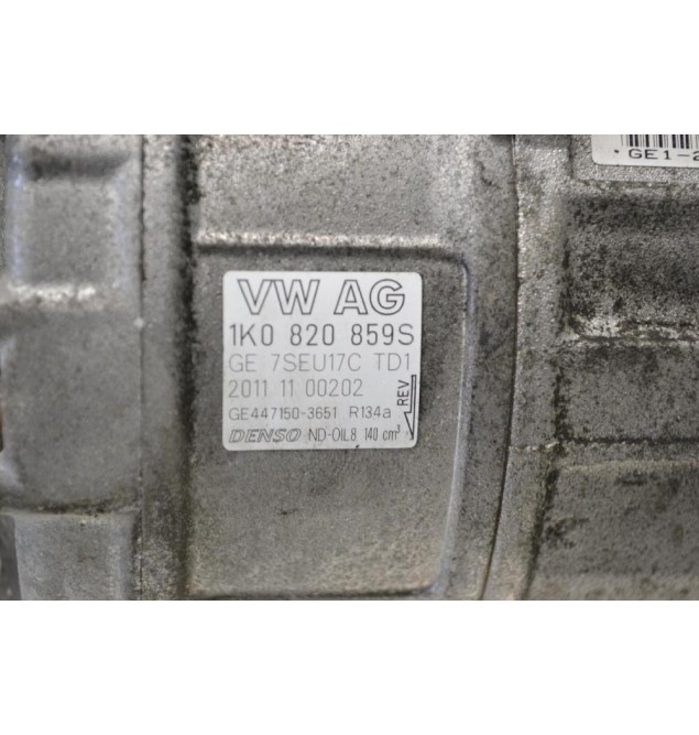 Κομπρεσέρ Aircondition A/C Volkswagen Golf Passat Jetta Touran Eos Scirocco Tiguan TSI TFSI TDI 2003-2015 1K0820859S (Seat Leon Toledo Ibiza Alhambra / Skoda  Fabia octavia SuperB Yeti Roomster)