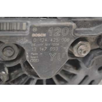 Δυναμό Opel Astra Z18XE 120A 14V 2004-2010 13147093 0124425009 (Meriva Zafira Vectra)