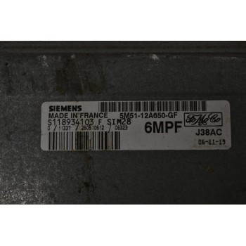 Εγκέφαλος Ford Focus 2003-2012 SIEMENS S118934103 F SIM28 5M51-12A650-GF