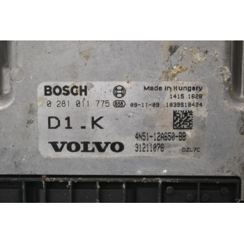 Εγκέφαλος Volvo S40 V50 C30 1.6 D 2005-2015 4N51-12A650-BB 31211076 0281011775 1039S18424