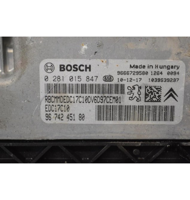 Εγκέφαλος Peugeot 208 2012-2019 0281019817 9805947380 9666729580 1039S60830