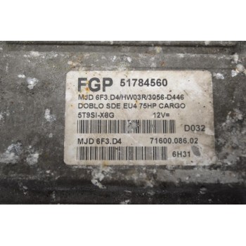 Εγκέφαλος Fiat Doblo 2005-2026 51784560