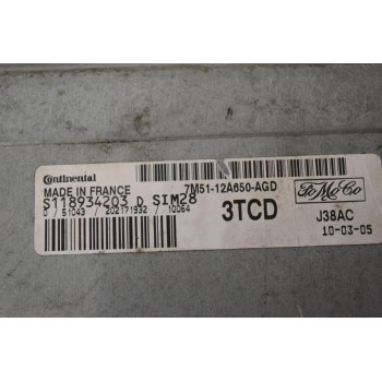 Εγκέφαλος Ford Focus 1.6 SHDA 2004-2012 CONTINENTAL S118934203
