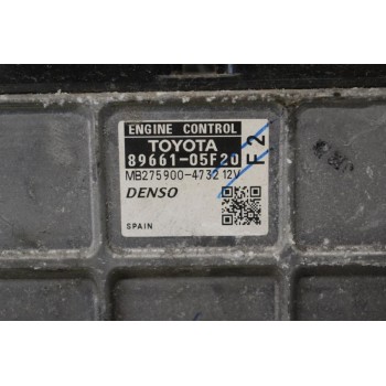 Εγκέφαλος Toyota Avensis 2.0 2005-2015 89661-05F20 MB275900-4733