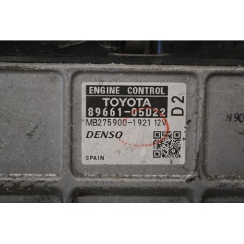 Εγκέφαλος Toyota Avensis 12V 2003-2008 8966105D22 89661-05D22 MB2759001921 MB275900-1921