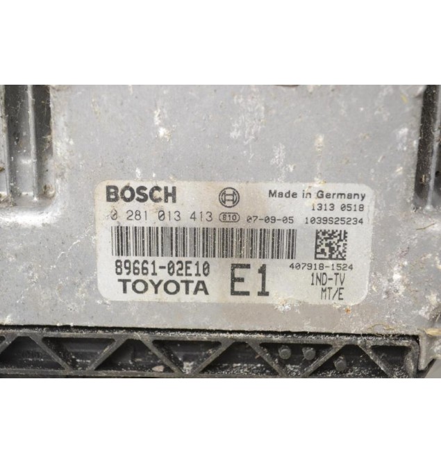 Εγκέφαλος Toyota Corolla - Auris 1.4D D4D 2005-2010 89661-02E10 0281013413 BOSCH