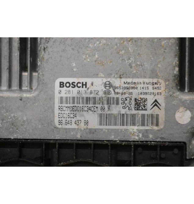 Εγκέφαλος Citroen Berlingo - Pegeuot Partner 1.6 HDI 9H03 2015-2018 0281013872 9664843780 1039S20163 9653958980